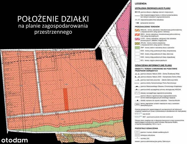2369 m2 na wysokim brzegu Wisły. Widok na Warszawę