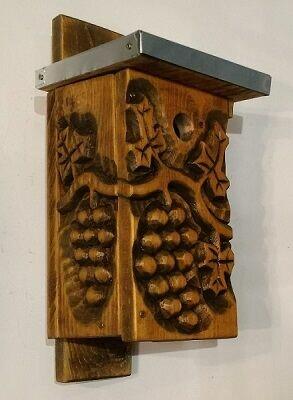 budka lęgowa, domek dla ptaków, winogrona