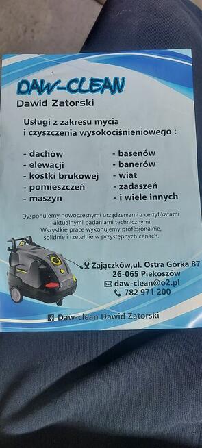 MYCIE KOSTKI BRUKOWEJ, ELEWACJI, DACHÓW