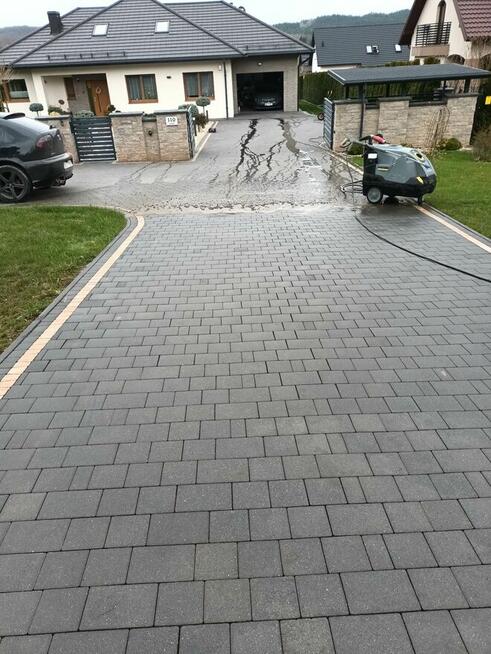 MYCIE KOSTKI BRUKOWEJ, ELEWACJI, DACHÓW