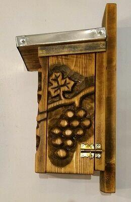 budka lęgowa, domek dla ptaków, winogrona