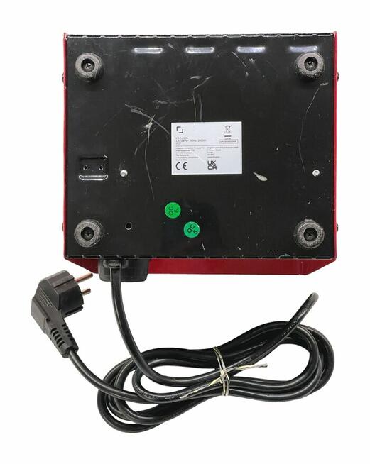 Nagrzewnica elektryczna 2 kW czerwony