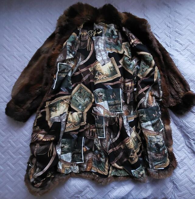 Sztuczne francuskie futro firmy Noel stan idealny