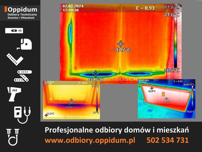 Profesjonalny odbiór mieszkania, domu z termowizją Kraków