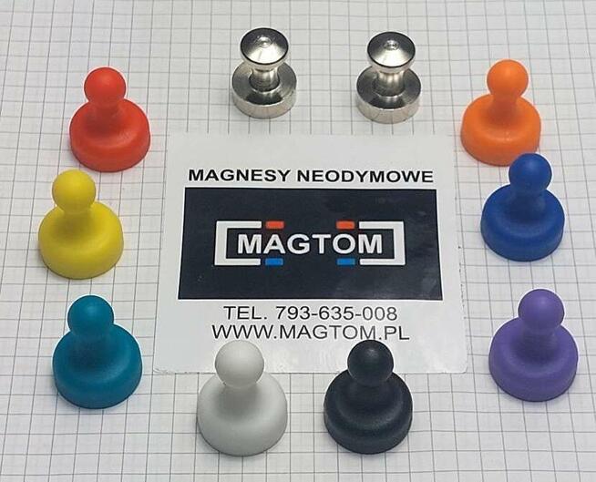 Pionek do tablicy gabloty magnetyczny magnes neodymowy
