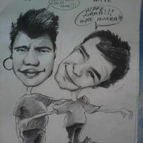 Prace malarskie i rysunkowe. Karykatury, portrey, pejzaże...