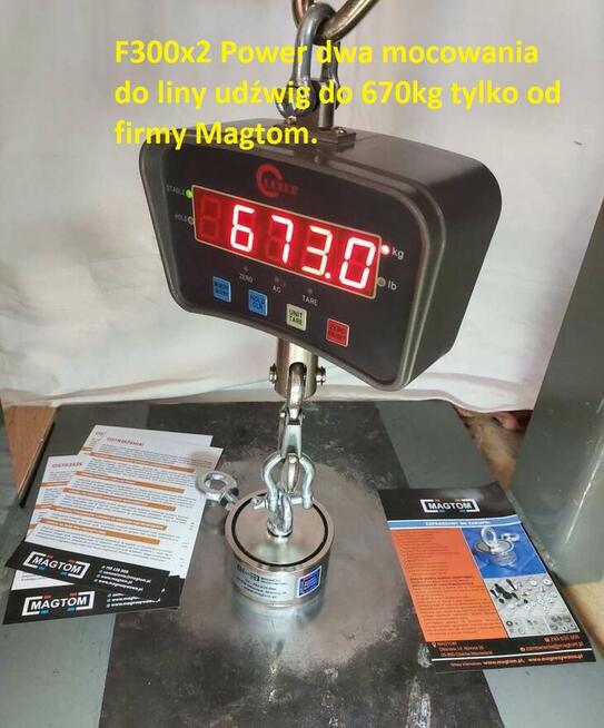 Magnes neodymowy do łowienia w wodzie F300 x2M10 Power