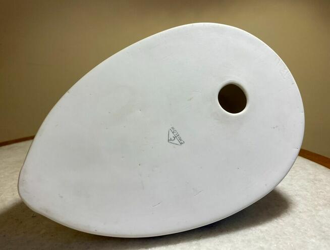 Wizytownik z sową, art deco, Ćmielów