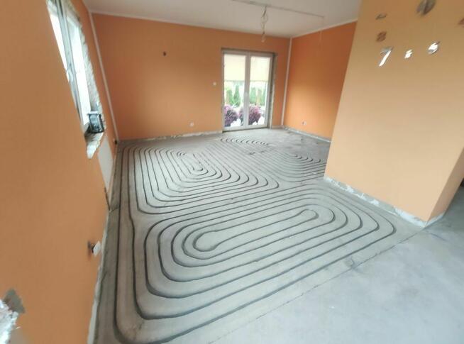 Frezowanie pod ogrzewanie podłogowe, podłogówka