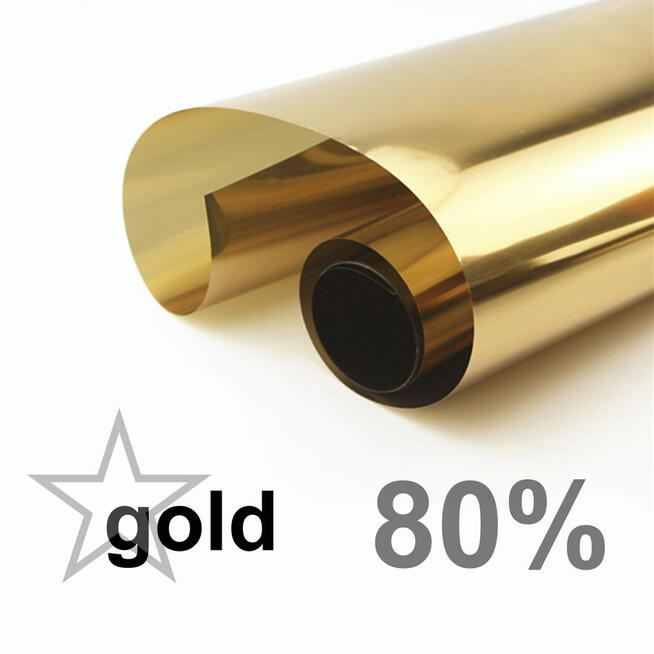 Folia lustro weneckie brązowa 80%