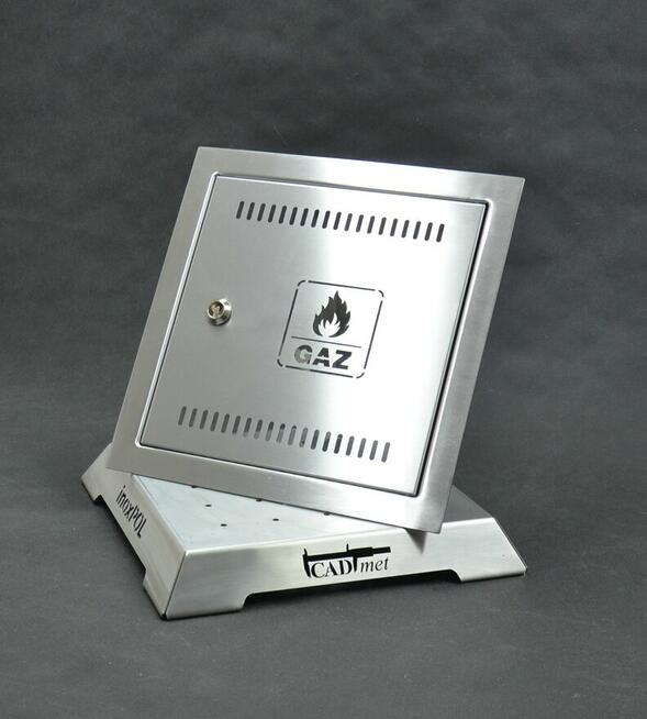 Drzwiczki rewizyjne gazowe 250x250 INOX