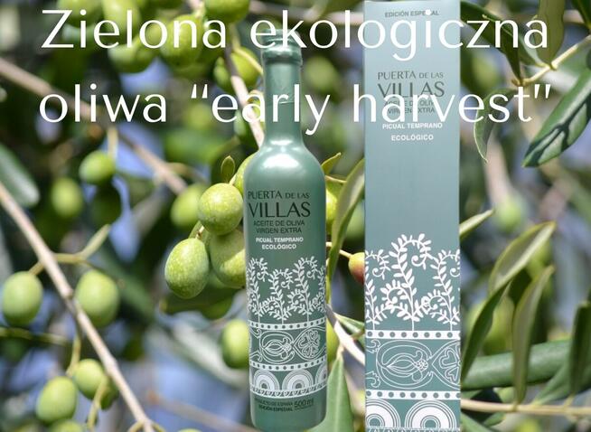 Ekologiczna Oliwa z oliwek Extra Virgin wczesna na prezent
