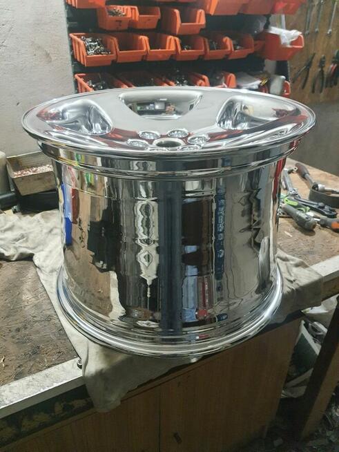 Polerowanie wibracyjne felg, spawanie prostowanie felg