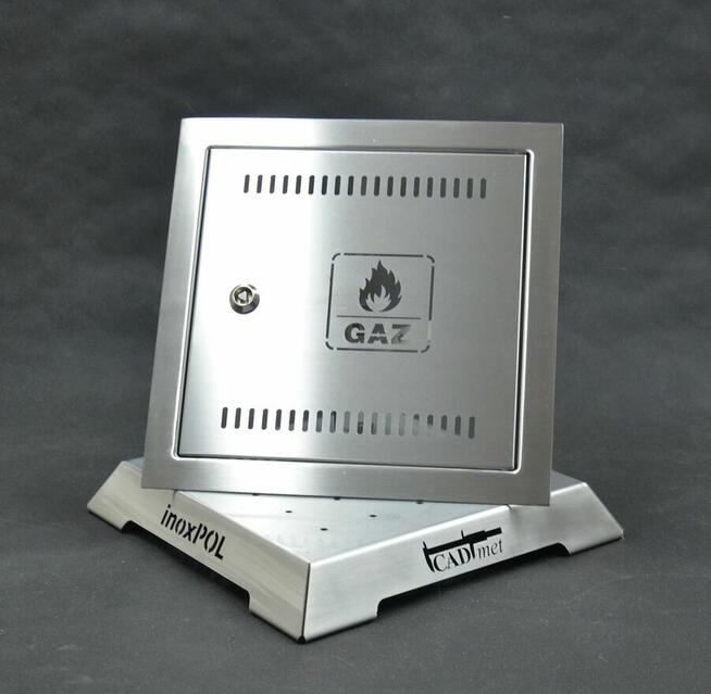 Drzwiczki rewizyjne gazowe 250x250 INOX
