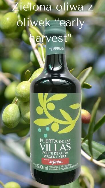 Zielona Oliwa z oliwek Extra Virgin Puerta de las Villlas
