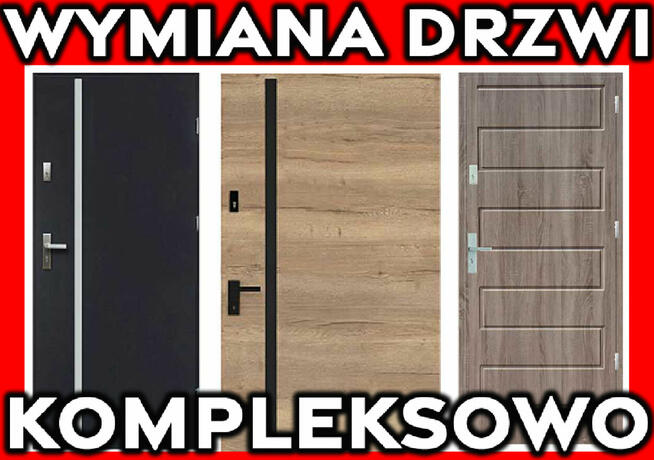 Wprzedaż! Drzwi z Montażem Legnica - drzwi stalowe drewniane