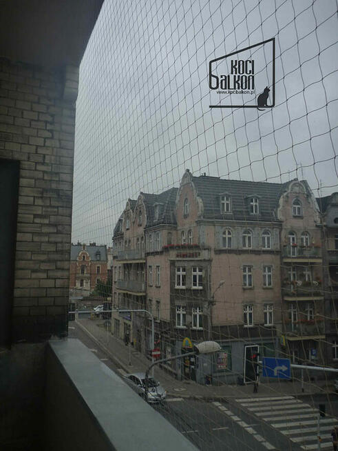 Montaż siatek zabezpieczających balkony okna dla kotów