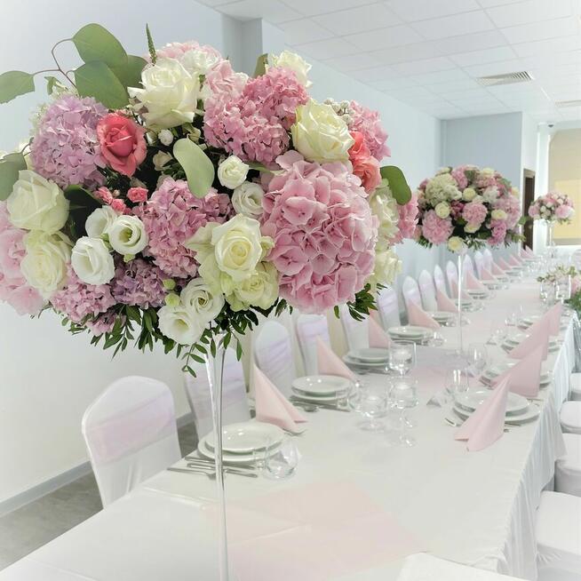 Dekoracje ślubne, sala, kościół, dekorowanie, ślub