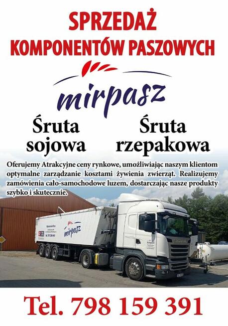 Mirpasz : Śruta Sojowa HiPro - Luzem, Białko : 46,00%