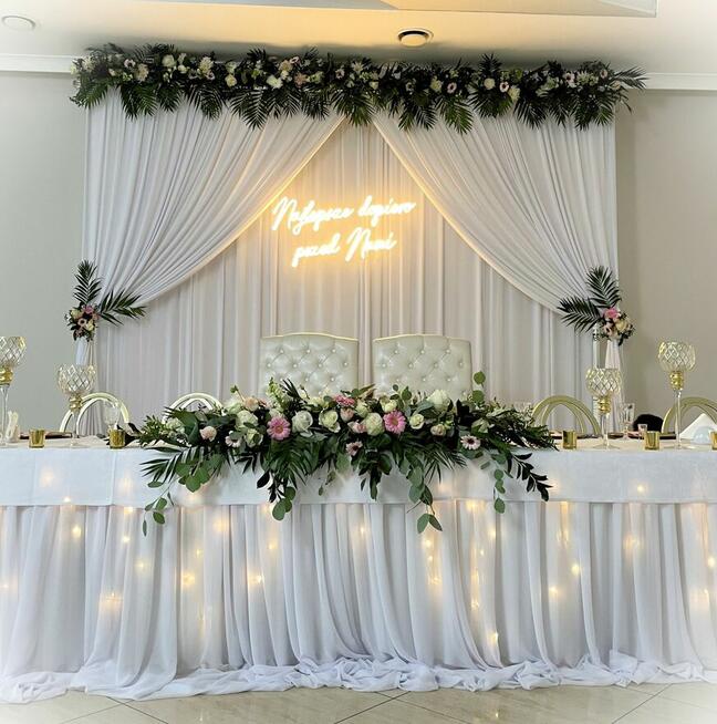 Dekoracje ślubne, sala, kościół, dekorowanie, ślub