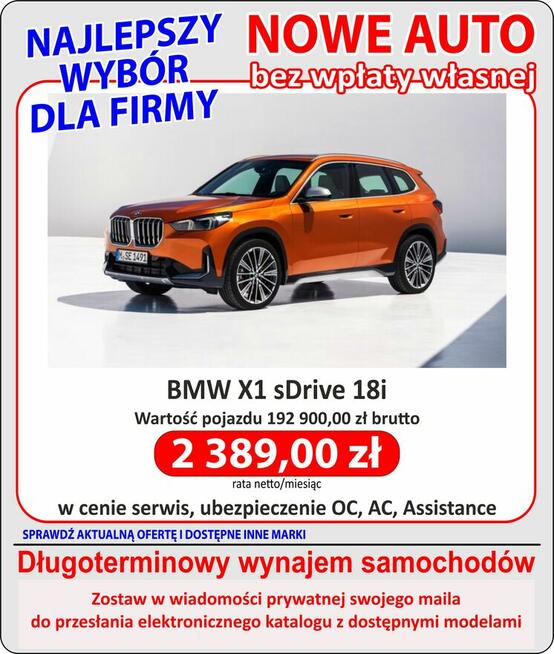 Samochody fabrycznie nowe wynajem długoterminowy i leasing