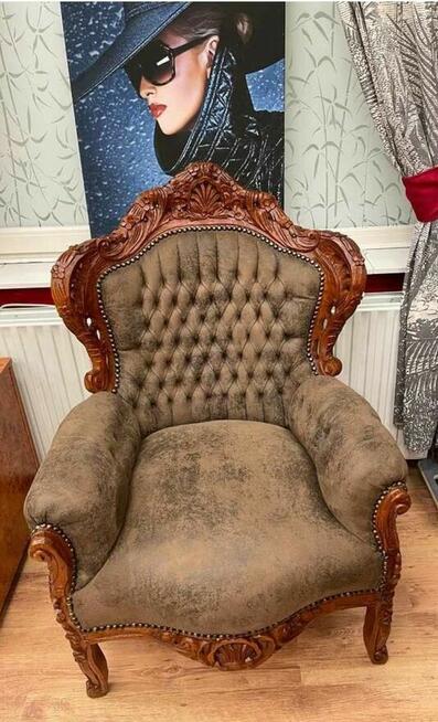 Piękne Fotele w stylu barokowym Barok JAK NOWE
