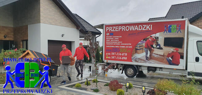 przeprowadzki i transport Grójec z noszeniem rzeczy