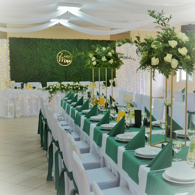 Dekoracje ślubne, sala, kościół, dekorowanie, ślub