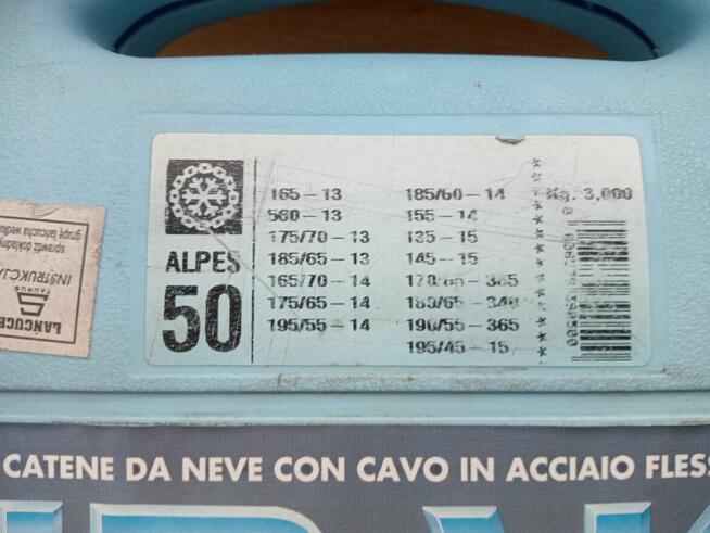 Łańcuchy śniegowe Alpes 50 -nowe