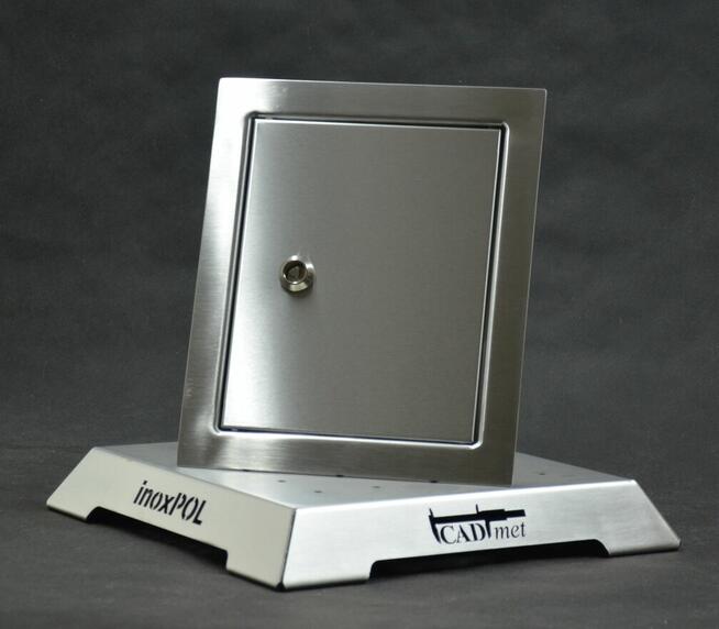 Drzwiczki rewizyjne instalacyjne 200x200 INOX