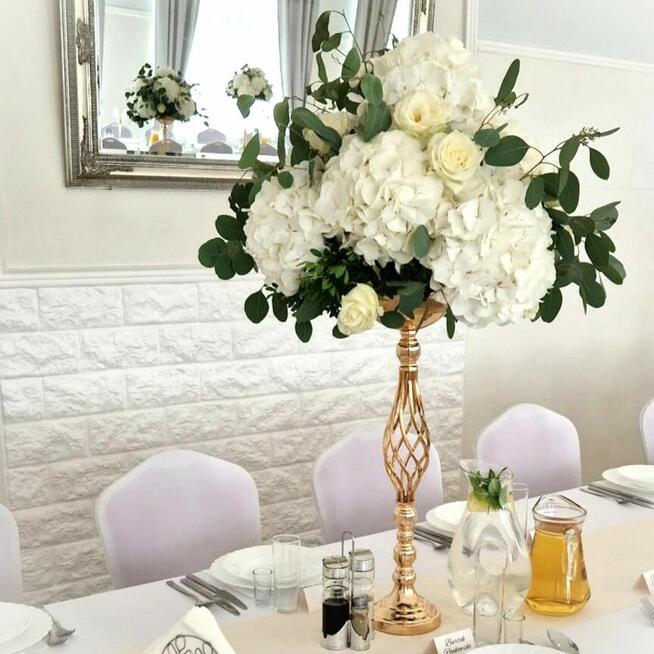 Dekoracje ślubne, sala, kościół, dekorowanie, ślub