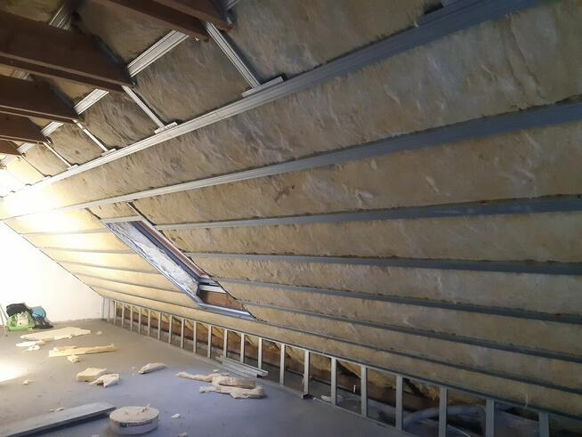 Zabudowa poddasza / Elewacje / Prace wykończeniowe