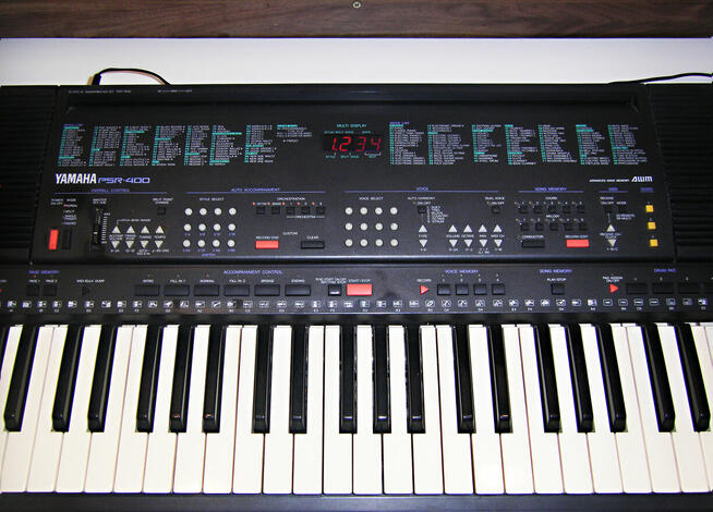 Yamaha PSR-400, 100% sprawna, zasilacz.