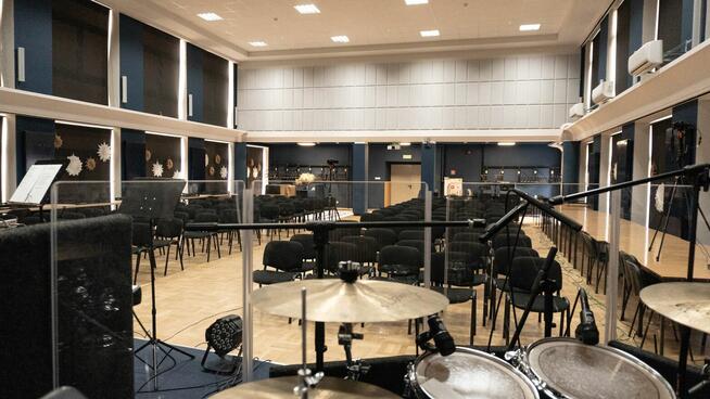 Sala konferencyjno-widowiskowa w Centrum Lublina