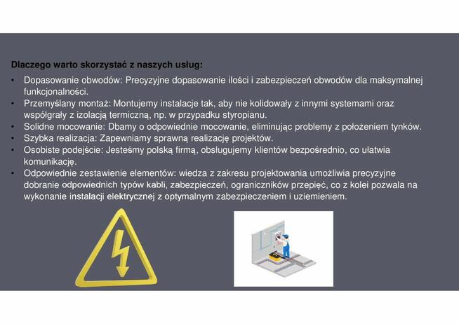 Montaż instalacji elektrycznej, Elektryk, projekt,