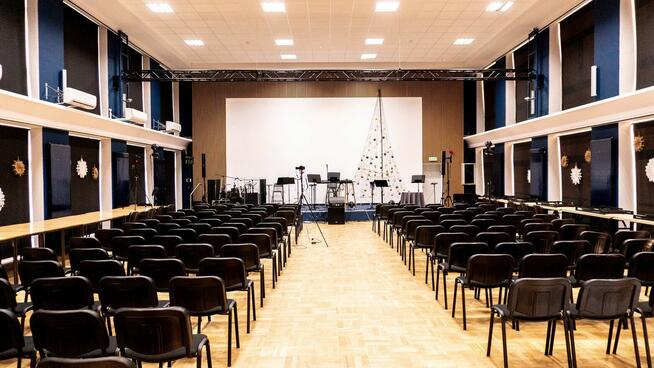 Sala konferencyjno-widowiskowa w Centrum Lublina