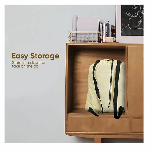 Nadmuchiwane, wysoko podniesione podwójne łóżko powietrzne z