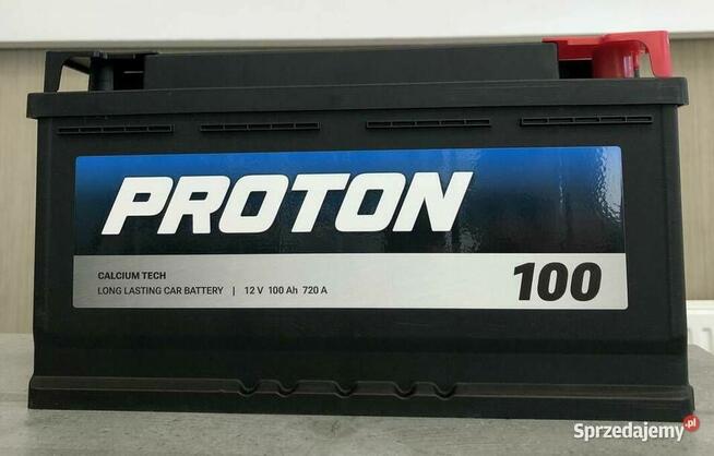 Akumulator PROTON 100Ah 720A EN DOWÓZ MONTAŻ gratis