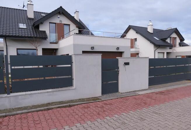 Brama dwuskrzydłowa kpl. słupy D06 ocynk+kolor 150x400cm