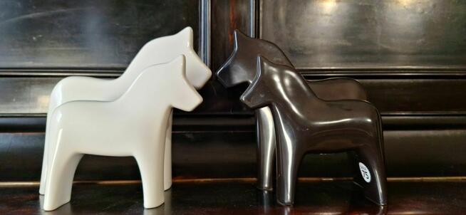 Figurka kolekcjonerska koń z Dalarny Ikea Finansiell