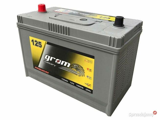 Akumulator GROM Premium 125Ah 1000A CAT DTR