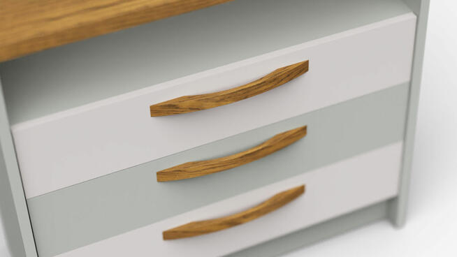 Elegancki drewniany uchwyt U-7803