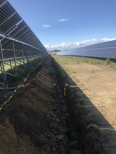 Minikoparka, wywrotką, wykopy, niwelacja