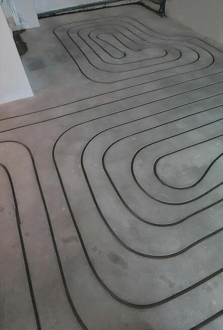 Frezowanie posadzki pod ogrzewanie podłogowe