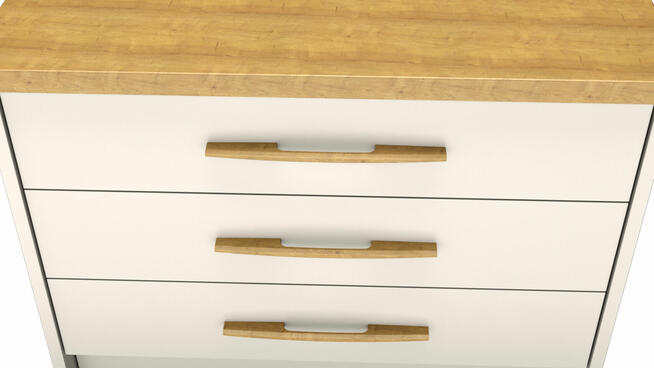 Elegancki meblowy uchwyt z drewna U-0916