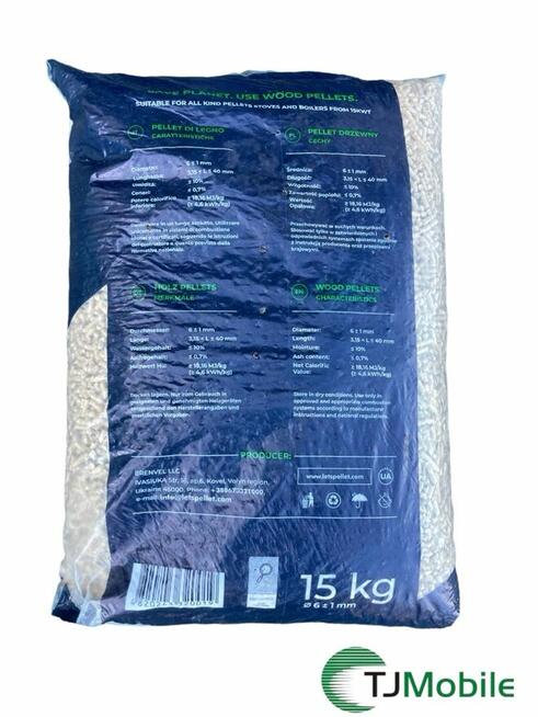 Pellet Pelet Lets Pellet A1 EN plus UA022 1050kg