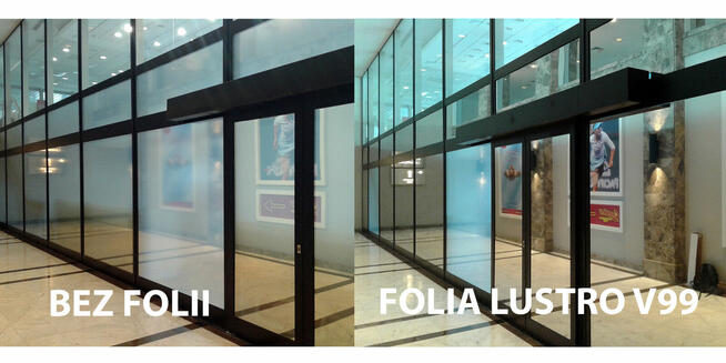 Folia okienna lustro weneckie Dzień i Noc