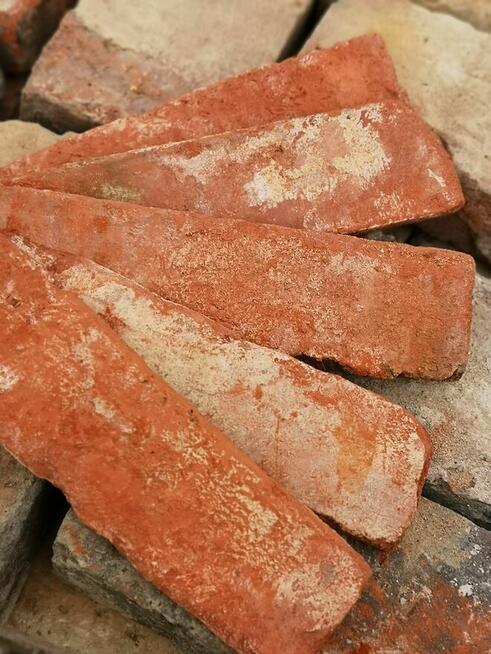 Lica starej cegły rozbiórkowej, płytki ceglane śląsk