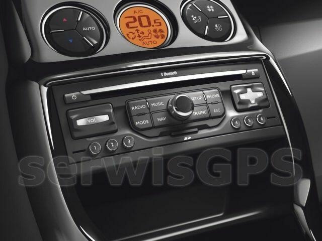 Mapa Peugeot Citroen 2025 NAC WAVE RNEG RT6 NG4 Polskie Menu