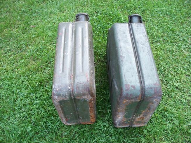 kanistry paliwowe - metalowe